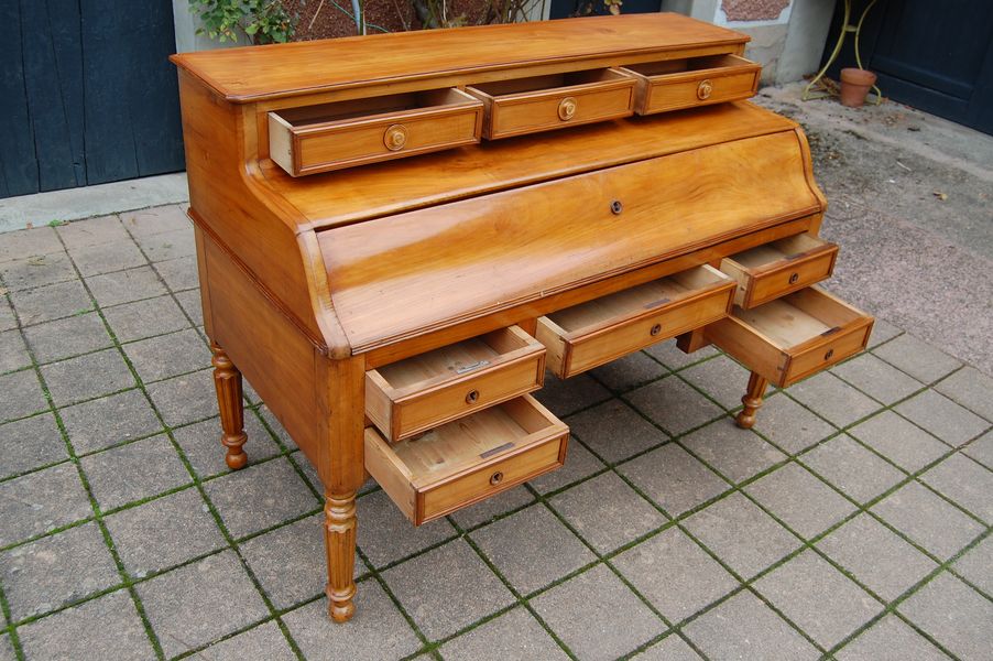 Bureau d poque Louis Philippe en merisier du 19e sicle