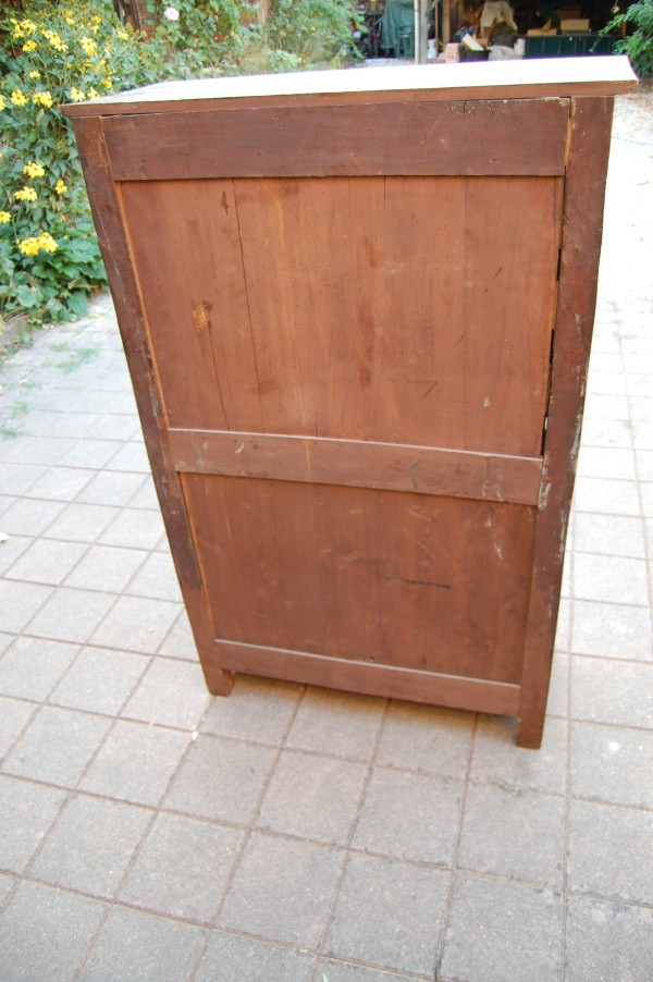 Commode semainier en noyer d �poque Empire du 19e si�cle
