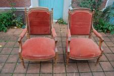 Six chaises Louis Philippeen acajou du 19e siècle
