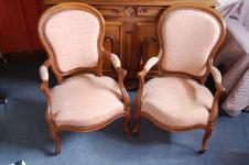 Fauteil de bureau Napol�on III en acajou